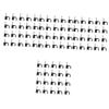 DOITOOL 400pcs Black Cable Clips for Organizing Cords Wire Fasteners for Cable Winder for Smooth for Phone Lines and Ethernet view 1