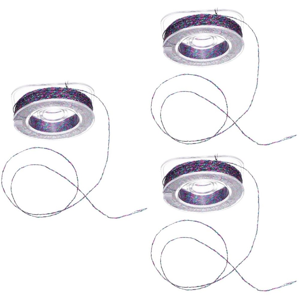 POPETPOP 3rolls DIY Fishing Rod Rings Guides Fixing Line Professional Practical Wire Loop Tie
