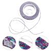 POPETPOP 3rolls DIY Fishing Rod Rings Guides Fixing Line Professional Practical Wire Loop Tie view 3