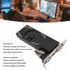 107 Graphics Card, 128Bit 4GB GDRR5 1020/1053MHz, PCI Express 3.0 Gaming Graphics Card, HDMI DVI VGA with Cooling Fan for Office and PC Gaming view 3