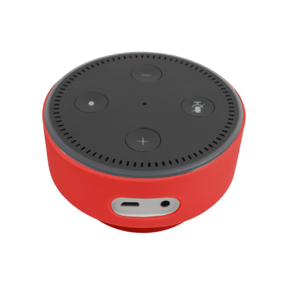 DOITOOL Silicone Case Suction Cup Base for Generation Portable Protective Cover Easy to Install for Home and Travel Use Red