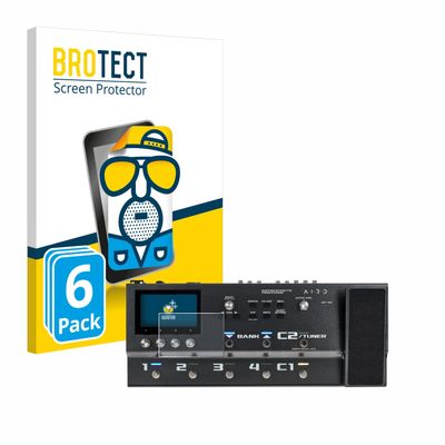 brotect 6-Pack Screen Protector Anti-Glare for Boss GX-100 Screen Protector Matte, Anti-Fingerprint Protection Film
