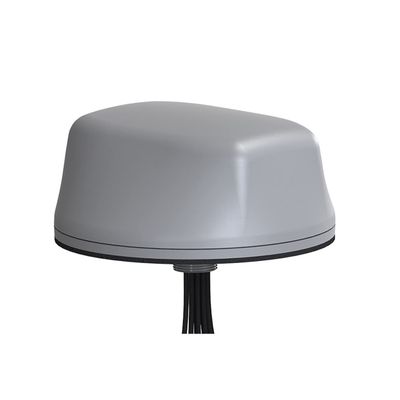 GPC Mobile Mark LTMWG940 5-in-1 4X 5G Cellular, 1x GNSS Dual Carrier MIMO Multi-Band Antenna, SMA, 15ft (White)