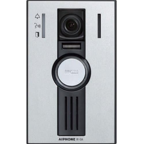Aiphone IX-EA Surface Mount IP Video Door Station, 1 Gang, 1.23 Megapixel Fixed Color Video Camera, White LED for Low Light Illumination, Weather Resistant, 1 Trigger Input, 600 Ohms Audio Output