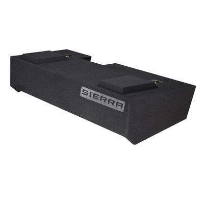 2019-2024 Sierra Crew Cab Truck Sub Box 10" Dual Subwoofer Enclosure