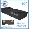 2019-2024 Sierra Crew Cab Truck Sub Box 10" Dual Subwoofer Enclosure view 2