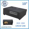 2019-2024 Sierra Crew Cab Truck Sub Box 10" Single Subwoofer Enclosure view 2