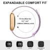 Amzpas Metal Band Compatible with Fitbit Versa 2 Bands / Fitbit Versa Bands for Women Men, Adjustable Stainless Steel Mesh Loop Magnetic Replacement Strap for Fitbit Versa 2 / Fitbit Versa / Versa view 4