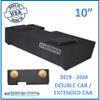 2019-2024 Sierra Double Cab Truck Sub Box 10" Dual Subwoofer Enclosure view 2