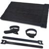 100pcs Reusable Cable Ties - Hook and Loop Cable Straps for Wire Management - 6 Inch Adjustable Cord Organizer & Wire Ties for Electronics, PC, Home Office & Garden - Black Fastening Wraps view 1