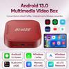 Binize Wireless CarPlay Android AUTO Multimedia Video Box 4G Cellular,4GB+64GB,8Core,Android 13 Built-in Navigation Support SIM&TF Card Bluetooth Support Car with OEM Wired CarPlay view 2