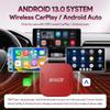 Binize Wireless CarPlay Android AUTO Multimedia Video Box 4G Cellular,4GB+64GB,8Core,Android 13 Built-in Navigation Support SIM&TF Card Bluetooth Support Car with OEM Wired CarPlay view 3