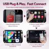 Binize Wireless CarPlay Android AUTO Multimedia Video Box 4G Cellular,4GB+64GB,8Core,Android 13 Built-in Navigation Support SIM&TF Card Bluetooth Support Car with OEM Wired CarPlay view 4