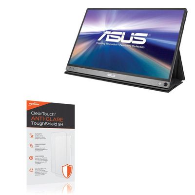 BoxWave Screen Protector Compatible with ASUS ZenScreen Go MB16AP - ClearTouch Anti-Glare ToughShield 9H (2-Pack), Anti-Glare 9H Tough Flexible Film Screen Protector