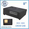 2019-2024 Sierra Crew Cab 8" Sub Box Subwoofer Enclosure Solo Baric view 2