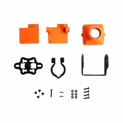 VERBANA for RunCam Swift Action Camera Case Cover Body Shell Bracket Set Orange/Black for FPV Action Camera Cam Lens Accessories (Color : Orange)