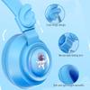 Bluetooth Headphones Wireless For Kids ,Volume Limited 85/89dB,Bluetooth 5.3,Over On Ear Foldable Noise Protection Headset,Wired Inline AUX Cord Mic for Boy Travel School Phone Pad Tablet PC (blue) view 2