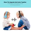 Bluetooth Headphones Wireless For Kids ,Volume Limited 85/89dB,Bluetooth 5.3,Over On Ear Foldable Noise Protection Headset,Wired Inline AUX Cord Mic for Boy Travel School Phone Pad Tablet PC (blue) view 4