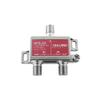 QualConnect 2 Ghz Coaxial Cable Splitter High Frequency Satellite/Broadband 1 x F-Pin Female Input & Output DC Passing on All Ports view 1