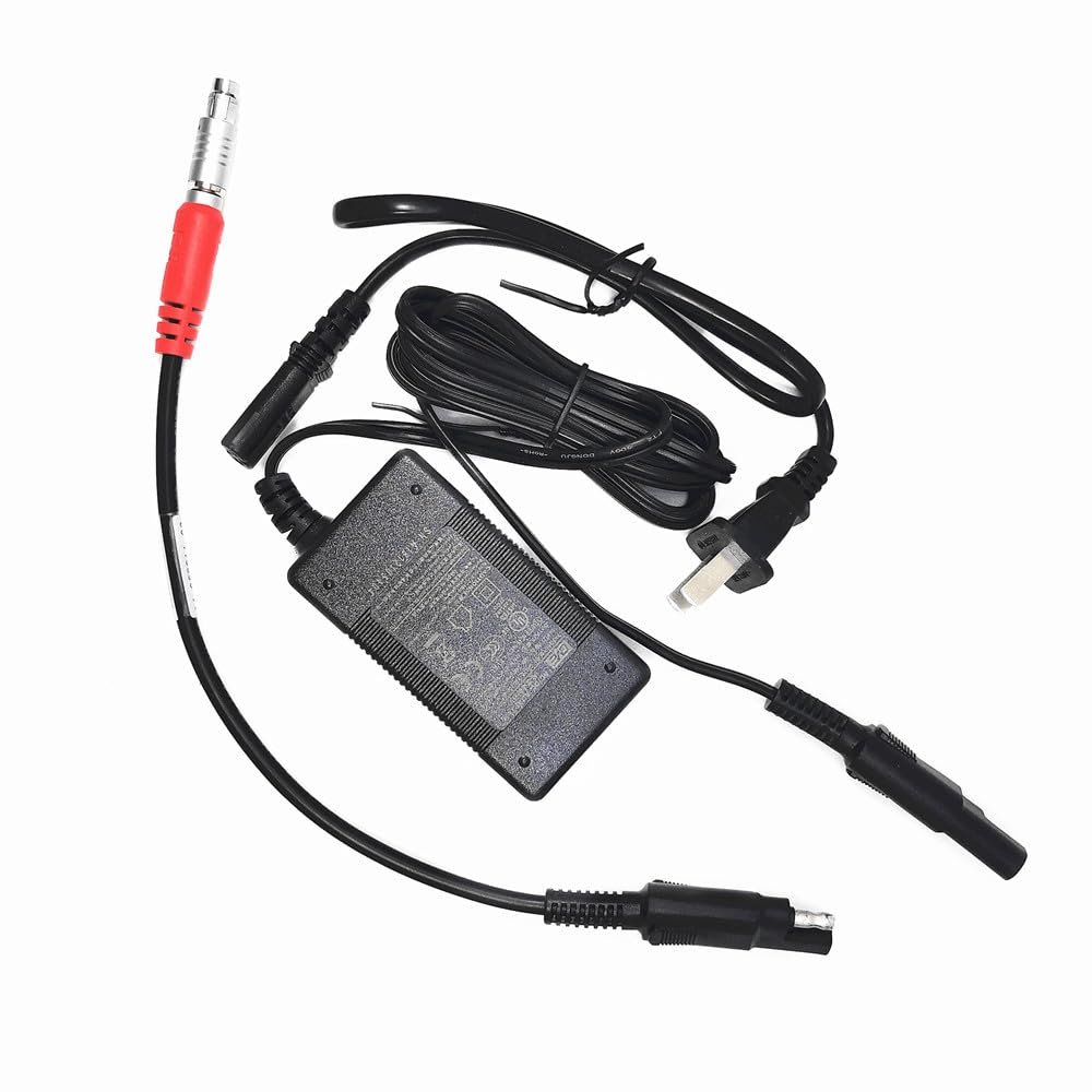 Power Cable with Charger Adapter Compatible GPS HiPer to SAE 2-pin Connector