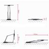 TV Mount Wall TV Multi-Function Hanger Full Motion TV Wall Mount Bracket Tilts Extension for Most 36-85 Inch Flat Screen TVs, Max VESA 600x400mm Up to 176lbs Electronics Bracket view 3