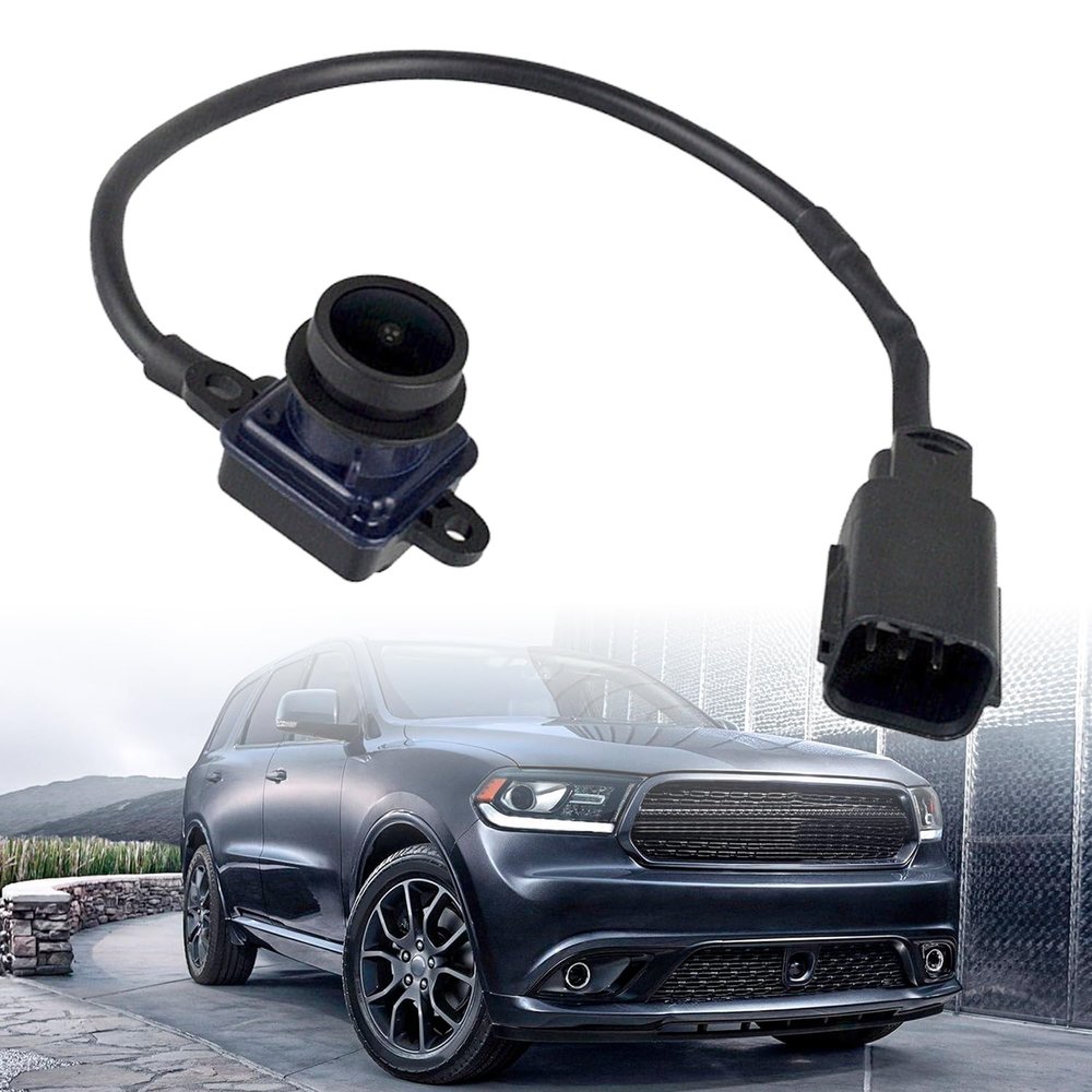 HLUCHY Rear View Back Up Camera Compatible with 2011 2012 2013 Dodge Durango Grand Cherokee Replaces 56054059AD 56054059AE 56054059AC 56054059AF