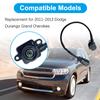 HLUCHY Rear View Back Up Camera Compatible with 2011 2012 2013 Dodge Durango Grand Cherokee Replaces 56054059AD 56054059AE 56054059AC 56054059AF view 3