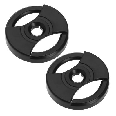 2PCS 45 RPM Turntable Adapter for 7 Inch Vinyl Record Centre-Hole Adapter Turntable Phonograph Diameter 38mm Thickness 6.8mm Center Hole Distance 7mm Black