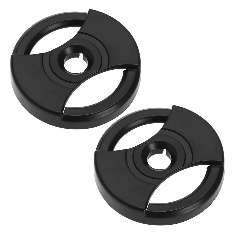 2PCS 45 RPM Turntable Adapter for 7 Inch Vinyl Record Centre-Hole Adapter Turntable Phonograph Diameter 38mm Thickness 6.8mm Center Hole Distance 7mm Black