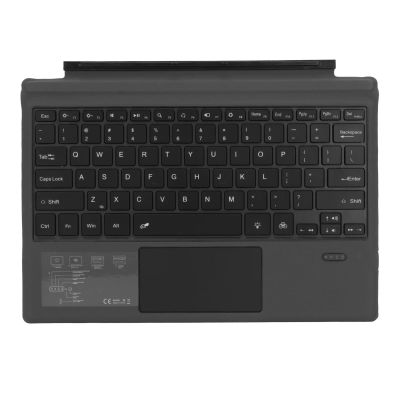 LOCADENCE Wireless BT Keyboard, 7 Color LED Backlighting Magnetic USB C Rechargeable Keyboard for Surface Pro 7 Plus (2021), Pro 7 (2019), 6, 5th, 4, 3 12.3in Tablet