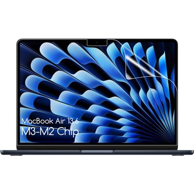 KEANBOLL (3 Pack Designed for MacBook Air 13.6 inch Screen Protector (M4-M3-M2 Chip, 2025-2024-2022 Released), HD Crystal Clear Shield (PET)