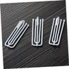 Ciieeo 8pcs White Stainless Steel Curtain Hooks Double Metal Drapery Fork Hooks for Pinch Pleat Curtains Easy Installation for Tracks and Drapery view 2