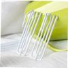 Ciieeo 8pcs White Stainless Steel Curtain Hooks Double Metal Drapery Fork Hooks for Pinch Pleat Curtains Easy Installation for Tracks and Drapery view 4