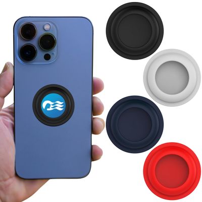 [4-Pack] Princess Cruises Medallion Holder for iPhone, Android Devices & AirTag Holder Sticker Adhesive Moun, Safe & Durable, Silicone Accessories for Princess Cruises Line (Black/White/Blue/Red)