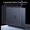 Batianda Matte Ultra-Thin Case for M4 New MacBook Pro 16 inch 2024 2023 2021 Release Model A3403 A3186 A2991 Durable Fingerprint-Resistant, Precision Fit, with TPU Keyboard Cover, Grey view 2