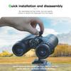 FANAUE S2-01 Binocular Tripod Adapter with 1/4-20" Thread Compatible with Porro Binoculars and Arca Ball Heads, Universal Quick Release for Bird Watching, Hunting, Astronomy, Animal Observation Ect. view 2
