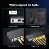 10 Port Gigabit Switch, 8 x 100/1000Mbps Ports, 1 Gigabit Uplink, 1 Gigabit SFP, Support Vlan, Metal Fanless Unmanaged Plug and Play YuLinca Ethernet Switch view 4
