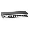 10 Port Gigabit Switch, 8 x 100/1000Mbps Ports, 2 Gigabit Uplink, Support Vlan, Metal Fanless Unmanaged Plug and Play YuLinca Ethernet Switch view 1