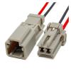 BUIEX 2 Pin Sumitomo Auto Trunk Car Lock Plug Wiring Harness 2.2mm Electronic Connector 6098-0239 6098-0240 Compatible with H~nda Nissn (Color : 2Pin Male, Size : 1 Pc with 15cm Wire) view 2