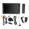 Sanpyl 10 Inch Portable TV, Rechargeable ATSC Digital TV with VGA, AV, USB, SD Card Slot, MMC, Digital Tuner, Suction Cup & 12V Car Charger & Remote Control, 1800mAh Rechargeable view 4