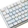 daixiahu Mao Height Cat Shape Theme keycaps PBT keycaps Customized keycap Set Suitable for 61/87/104/108 Cherry MX Switch and Other Mechanical Keyboards (Blue) view 1