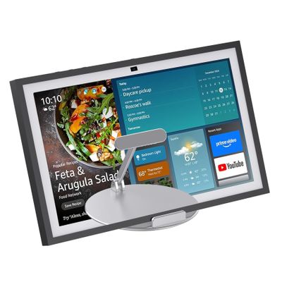 WAWXH1314 Adjustable Stand for Echo Show 15 (1st, 2nd Gen) and Show 21, Rotatable and Tiltable, Foldable Alexa Show 15 Table Stand, Aluminum Echo Show 15 Desk Holder
