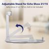 WAWXH1314 Adjustable Stand for Echo Show 15 (1st, 2nd Gen) and Show 21, Rotatable and Tiltable, Foldable Alexa Show 15 Table Stand, Aluminum Echo Show 15 Desk Holder view 3