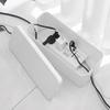1PCS Cable Storage Box,Wooden Power Line Storage Case Desktop Cable Finishing Hidden Black Line Storage Bin Data Cable Storage Box(M-Bamboo Black) view 3