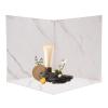24x24 inch Shooting Backdrops, 3PCS Photo Backdrop Boards, Marmorierung und weie Kulisse, Food Photography Backdrops view 3
