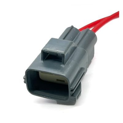 BUIEX 2Pin Car Water Tank Controller Cooling Fan Module Regulator Plug Wiring Harness Electronic Connector F~rd Lincoln D~dge Ma~da (Color : 2Pin Male, Size : 1 Pc with 15cm Wire)