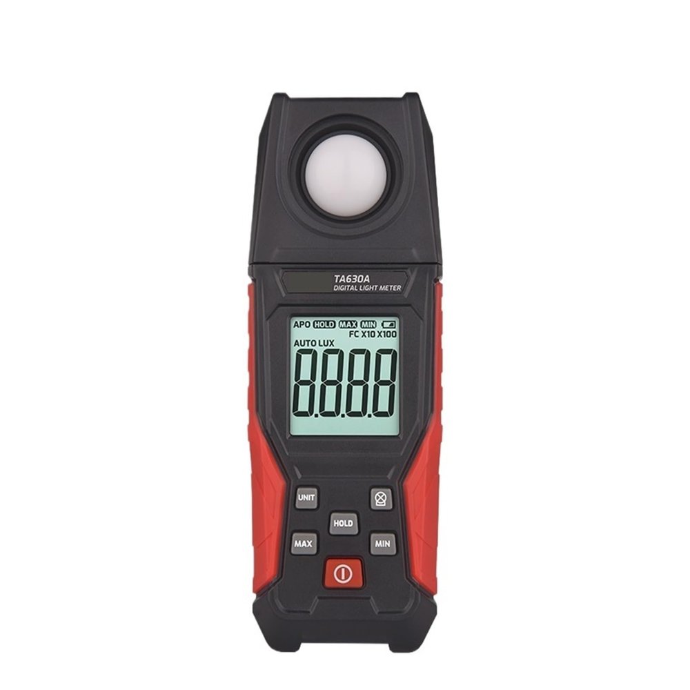 ANTBEE TA630A TA630B CE Certified Light Meter for LED Light Natural Light Measurement 200000lux Digital Light Meter (Color : TA630A)