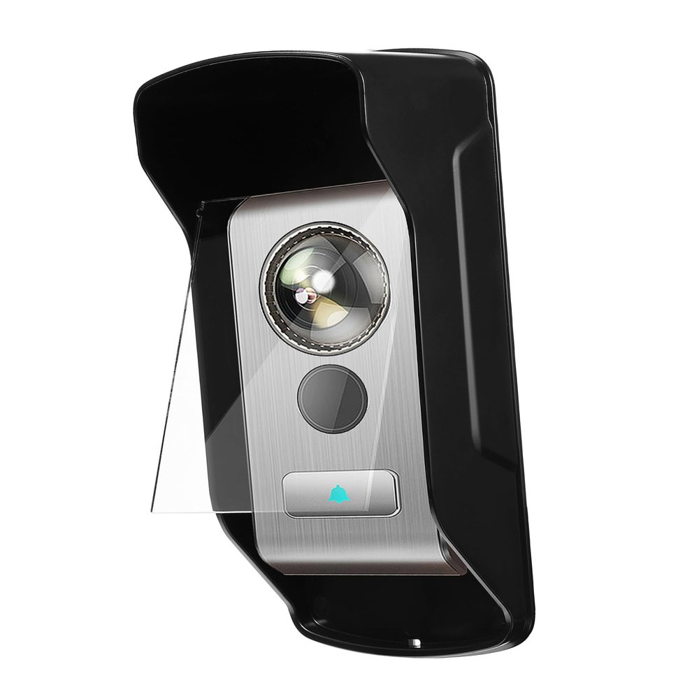AOKWAWALIY Doorbell Rainproof Cover Front Weatherproof Keypad Protection for Control Devices Easy Installation and Sturdy Construction Includes Rain Guard for Attendance Machines