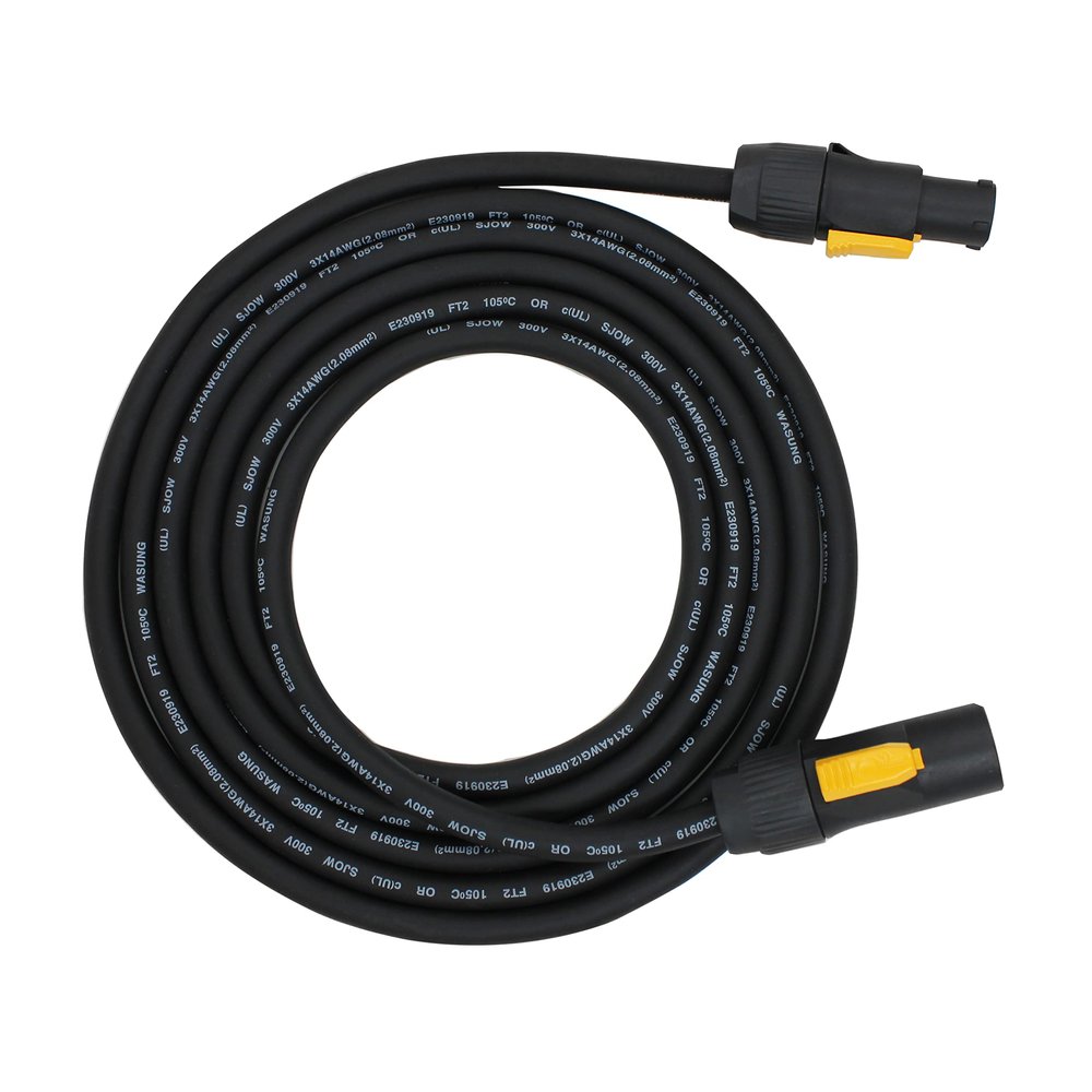 Bescoos Professional Compatible powerCON True1 Male to Female Power True 14WAG Extension Cable (15F_1Pack)