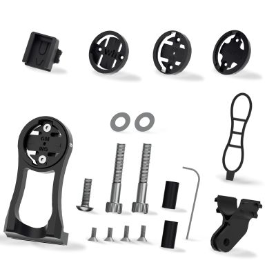 Bike Computer Mount for Garmin - Out Front Combo Mount for Wahoo Elemnt,Wahoo Elemnt Bolt, Wahoo Elemnt Mini, Bryton Cateye, Gopro and Bike Light Adapter